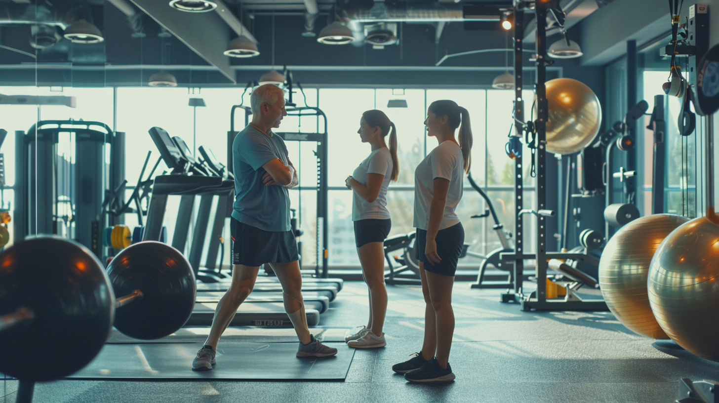 Група людей різного віку займається йогою на природі